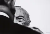 Robert Lebeck, Konrad Adenauer an seinem 90. Geburtstag in Bonn