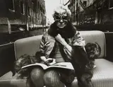 Stefan Moses, Peggy Guggenheim, Venezia, 1973, Gelatin silver print, printed