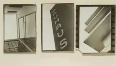 Kurt Kranz, Bauhaus-Fassade, c. 1930, 3 vintage gelatin silver contact prints. From
