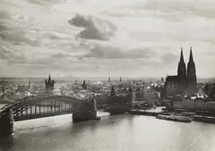 Blick vom Messeturm auf Köln by August Sander, 1938, Vintage gelatin silver print, offered Nov 2015