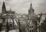 August Sander, Über den Dächern, Rathaus und Dom, c. 1938, Vintage gelatin silver print