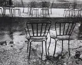 Ilse Bing, Chaises dans la pluie, Champs Elysées, Paris