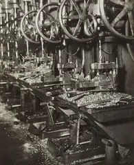 Bohrmaschinen (Drilling machines) by Germaine Krull, c. 1926, Vintage gelatin silver print, offered Nov 2015