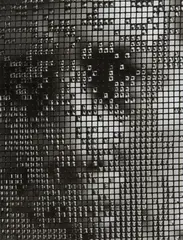 1001 Gesichter (1001 faces) by Peter Keetman, 1957, Gelatin silver print, printed later, sold Nov 2015
