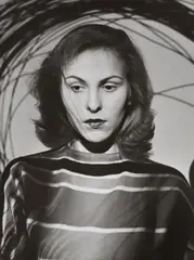 Junge Schauspielerin (Marion Ibach) by Otto Steinert, 1949, Vintage ferrotyped gelatin silver print on Agfa-Brovira paper, sold Nov 2015