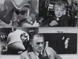 Kurt Wyss, Federico Fellini, 1977, Ferrotyped gelatin silver print on Agfa paper