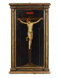 called Matteo da Siena Matteo di Giovanni, Christ on the Cross, Tempera on panel (parquetted)