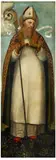 Bolognese School 16th century, Saint Augustine of Hippo as a Bishop, Oil on panel