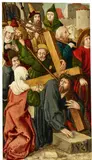 Christ Carrying the Cross by South German School 16th century, Oil on panel, sold Nov 2015