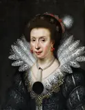 Portrait of a Lady by circle of Paul van Somer, Oil on panel (parquetted), offered Nov 2015