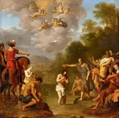 Daniel Vertangen, The Baptism of Christ, Oil on panel