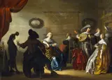 Anthonie Palamedesz., Interior with Elegant Company Making Music
