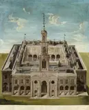 Italian School 17th century, View of a Castle