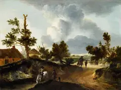 Jan Wouwerman, Dune Landscape, Oil on panel