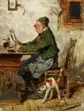 Hugo Kauffmann, Innkeeper with a Cat