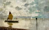 Guglielmo Ciardi, Maritime Scene