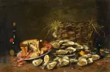 Alphonse Marx, Le Repas frugal, Oil on canvas
