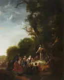 Jacob Willemsz de Wet, Saint John the Baptist Preaching, Oil on panel (parquetted)