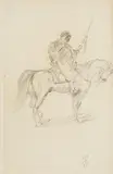 Adolf Schreyer, Three Studies of Riders
