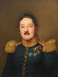 Franz Seraph Stirnbrand, Portrait of an Officer, Oil on canvas