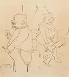George Grosz, Auktion 404, Los 453, 1922, Fotolithografie auf Maschinenbütten