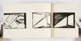 Robert Wilson, A Letter for Queen Victoria (für Parkett 16), 1988, Lithografie auf Velin, zweifach gefalzt, in Parkett-Ausgabe eingebunden