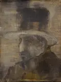 Norbert Schwontkowski, Selbstporträt als E.T.A. Hoffmann, 2008, Öl auf Leinwand
