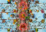 Christine Streuli, "overdose", 2012, Mischtechnik auf Baumwolle