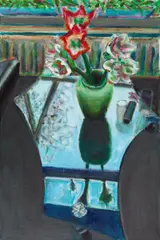 "Himmel Testa" by Norbert Tadeusz, 2007, Acryl auf Leinwand, sold May 2019