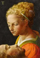 Salome by Michael Triegel, 2011, Mischtechnik auf Maltafel, sold May 2019