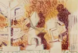 Matthias Weischer, Ohne Titel, 2007, Aquarell auf Papier