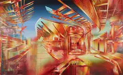 Martin Kobe, Ohne Titel, 2003, Acryl auf Leinwand
