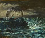 Uwe Henneken, "Sein - Fleisch - fühlt - sich - wie - Eisen - an - Vanguard", 2012, Öl auf Leinwand