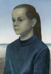 Ulla by Erich Kissing, 1974, Öl und Tempera auf Leinwand, sold May 2019