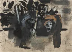 David Lynch, "Bunch 4", 1995, Mischtechnik auf Arches (Wasserzeichen)