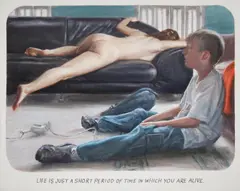 Muntean & Rosenblum, "Life is just a short period of time in which you are alive", 2010, Öl auf Leinwand