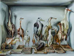 "Schatzi" by Justine Otto, 2012, Öl auf Leinwand, sold May 2019