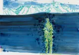 Daniel Richter, Ohne Titel, 2007, Öl über Bleistift auf Papier