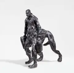 Neo Rauch, Nachhut, 2010, Bronze