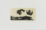 Marlene Dumas, "Sexual organs flying in the air", 1989, Lithografie auf Velin
