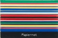 Marcel van Eeden, Ohne Titel (Papiernot), 2005, Buntstift auf Papier