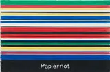 Marcel van Eeden, Ohne Titel (Papiernot), 2005, Buntstift auf Papier