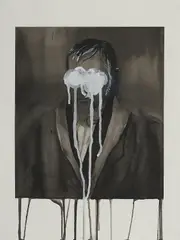 Edouard Baribeaud, Les larmes de Hegel, 2010, Papier