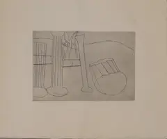 Ben Nicholson, Palaestra, etching