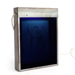 Mat Collishaw, Ultra Violet Angel (No. 6), 1993, silkscreen with ultraviolet ink on paper