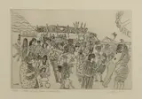 Anthony Gross, Whit Monday Fair, Blackheath' No. 2, 1982 (Herdman 8203)