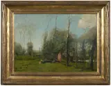 Henry Ward Ranger, Cottage Near the Village