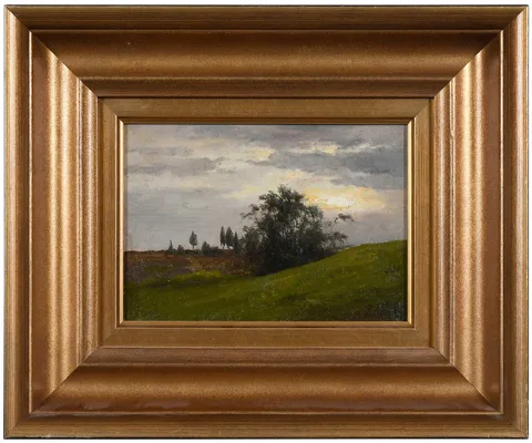 Paul Weber, A Break in the Clouds, oil on canvas