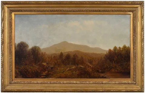 Charles Wilson Knapp, View of the White Mountains, New Hampshire, oil on canvas