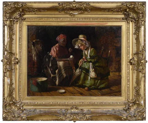 Harry Roseland, As Told by the Tea Leaves, 1906, oil on canvas